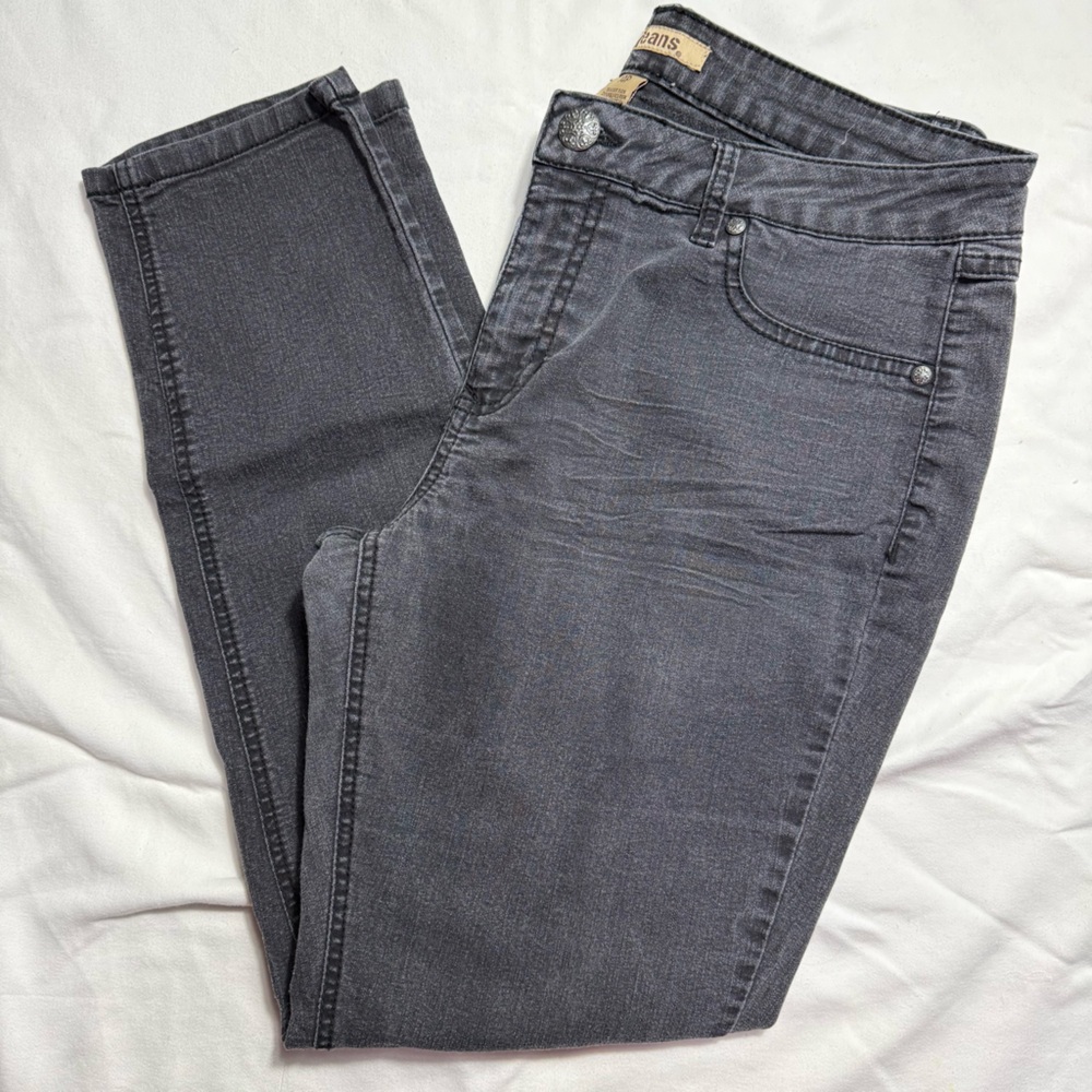 D. Jeans Women’s Black Washed Skinny Sz 14P